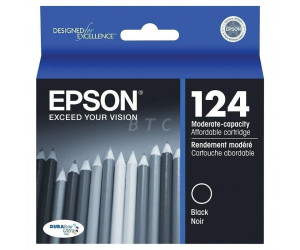 Epson 124 original black inkjet cartridge