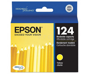 Epson 124 original yellow inkjet cartridge