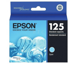 Epson 125 original cyan inkjet cartridge