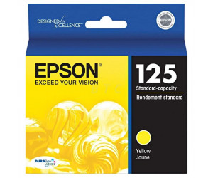 Epson 125 original yellow inkjet cartridge